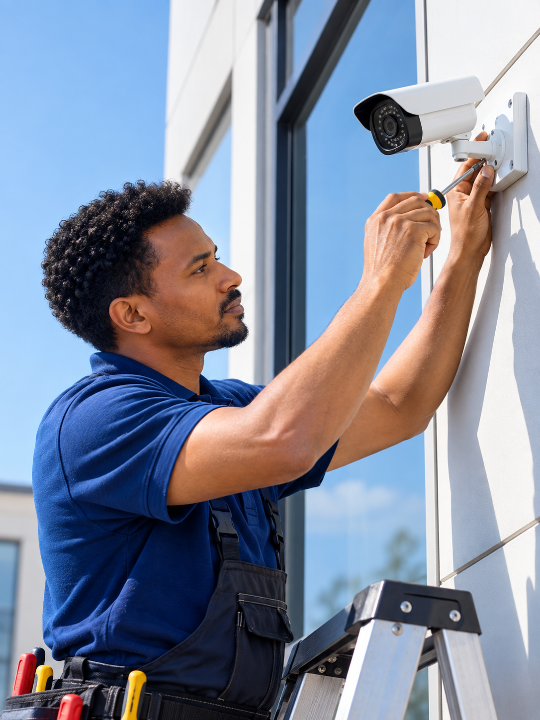 Home scurity camera install